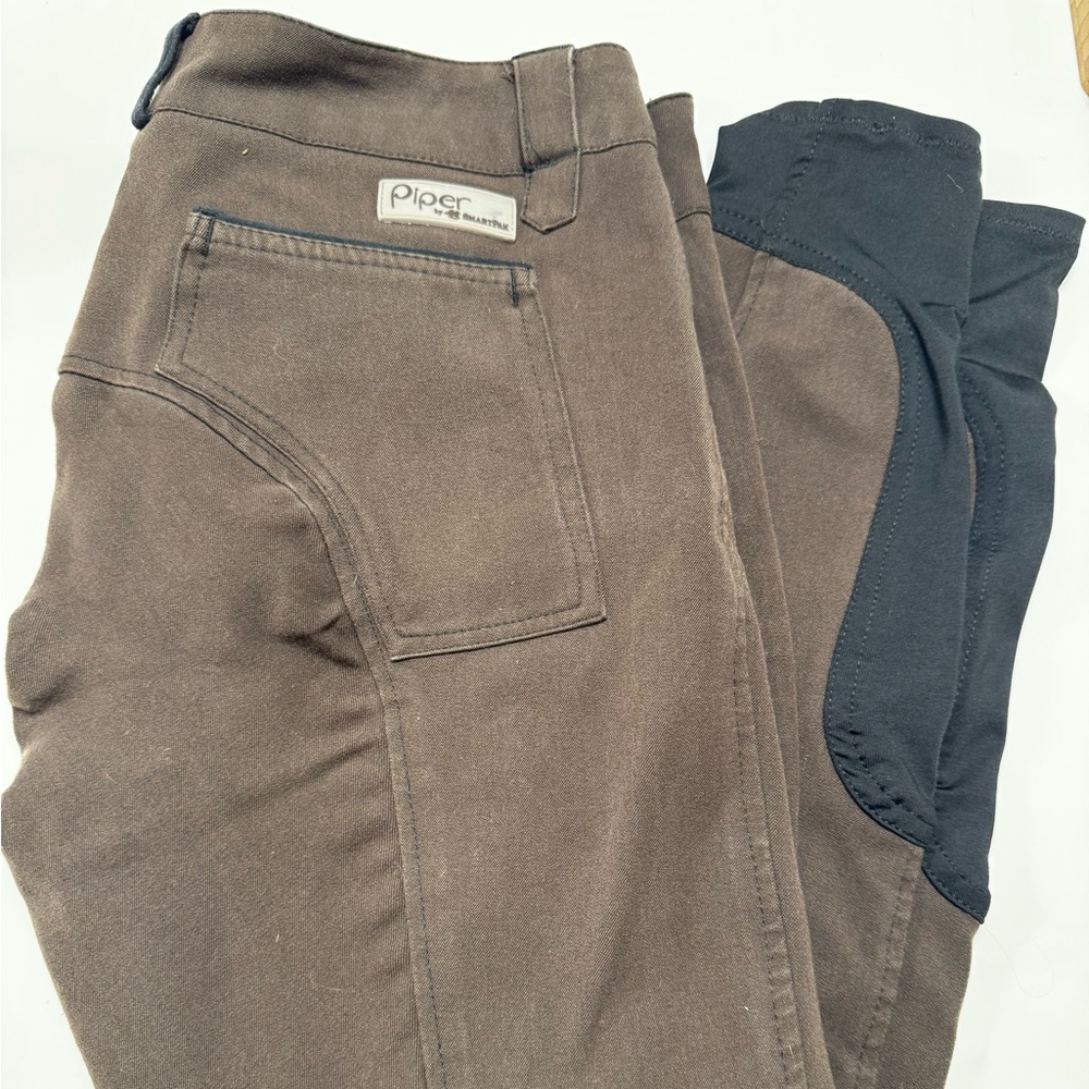 Piper Women's breeches in Dark Brown and Black